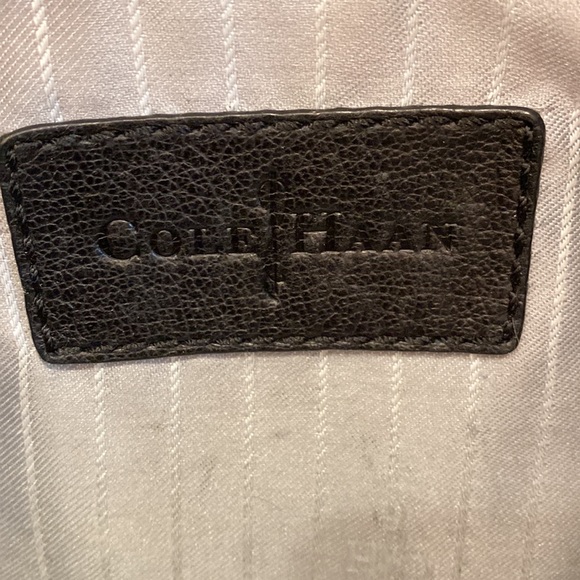 Cole Haan - Classic Black Leather Shoulder Bag - EUC - Picture 14 of 17